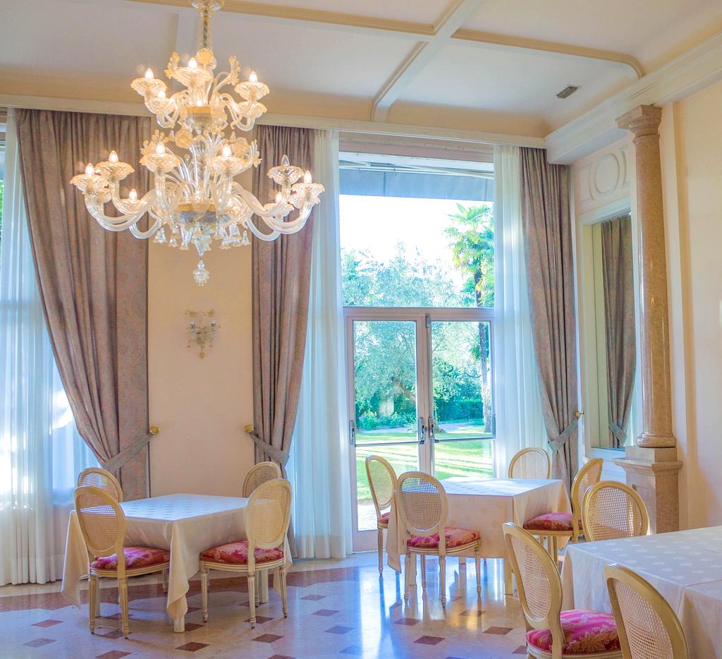 Luxury hotel room with elegant decor